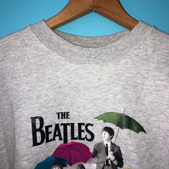 The Beatles Graphic Crewneck Sweatshirt Umbrella - Picture 5 of 8